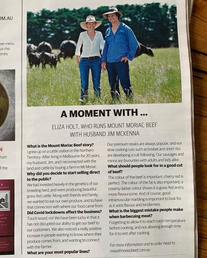 A Moment With Mount Moriac Beef, GT Lifestyle Magazine, 8 January 2022