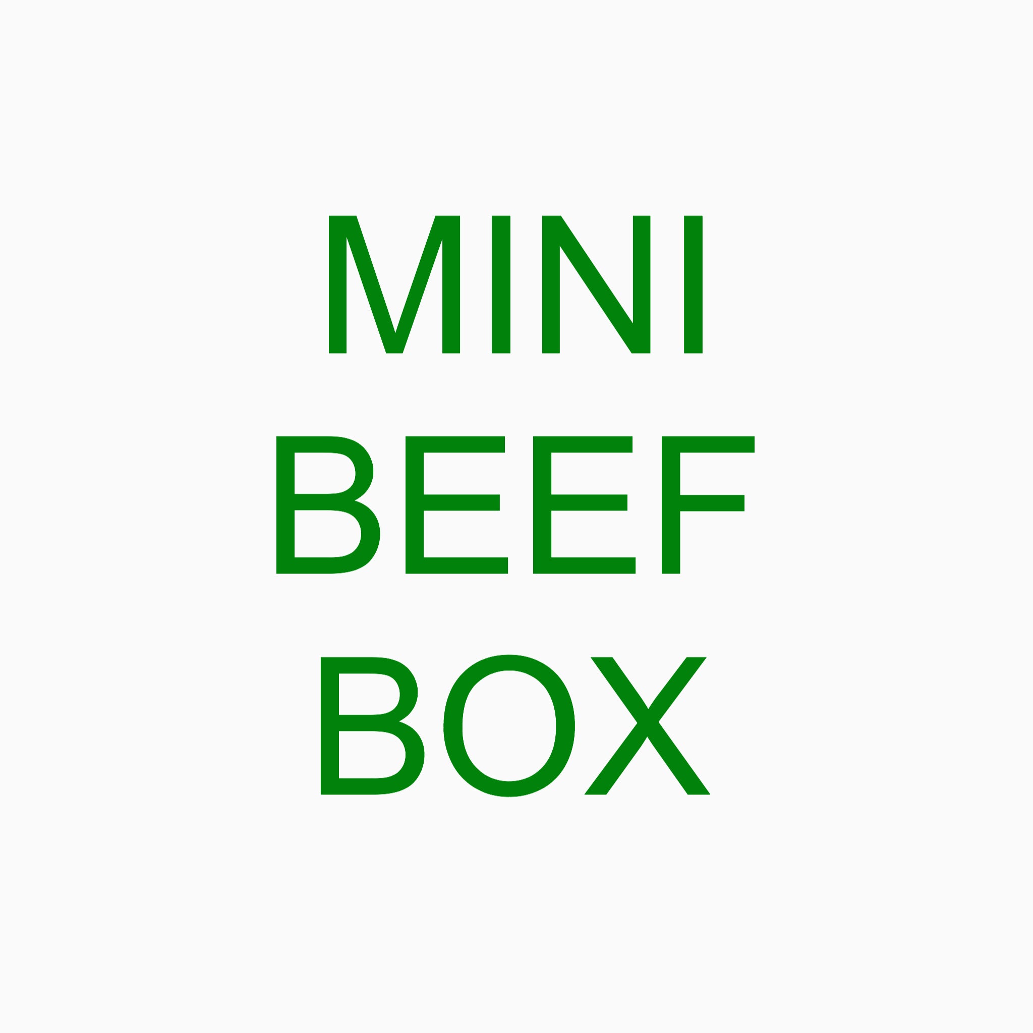 Mini Beef Box 5kg