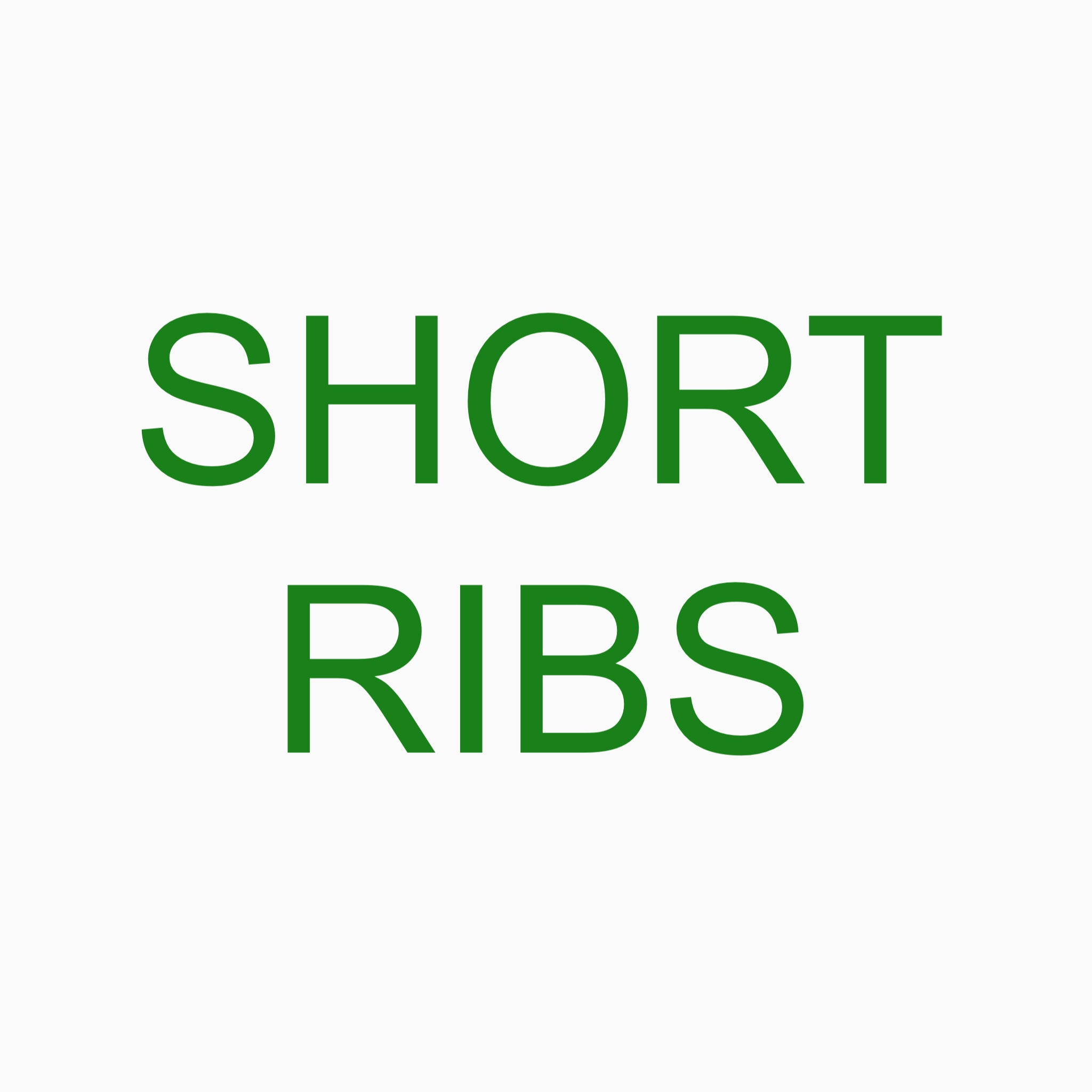 Short Ribs